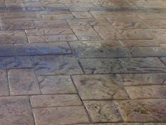 Ashler Slate Stamped Concrete - Buff Tan Slate